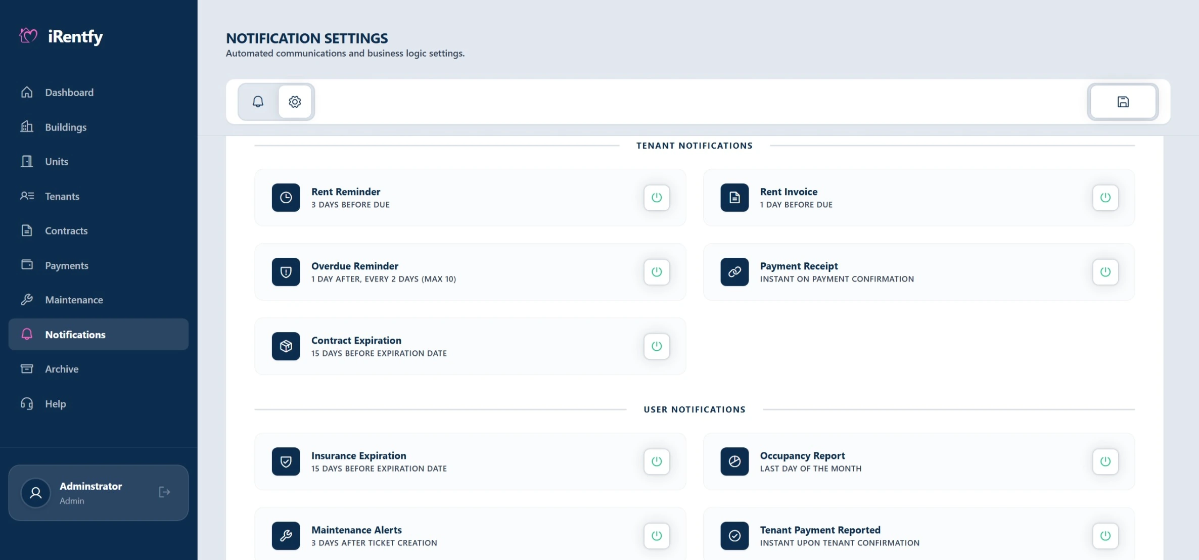 Configuración de alertas automatizadas